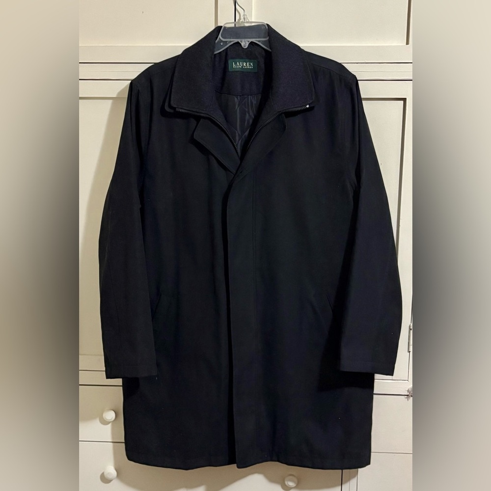 Ralph Lauren Charcoal Wool Coat